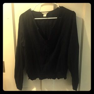 Fun & Flint cropped button down.